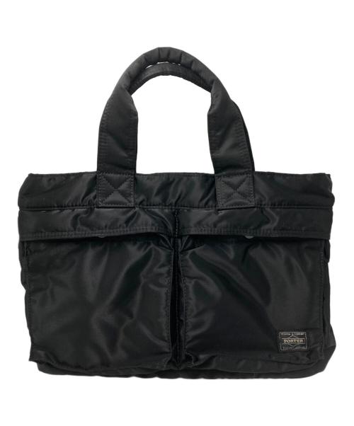 PORTER（ポーター）PORTER (ポーター) TANKER TOTE BAG ブラックの古着・服飾アイテム