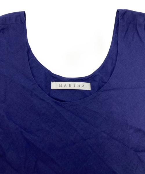 MARIHA（マリハ）MARIHA (マリハ) ノースリーブティアードワンピース ネイビー サイズ:FREEの古着・服飾アイテム
