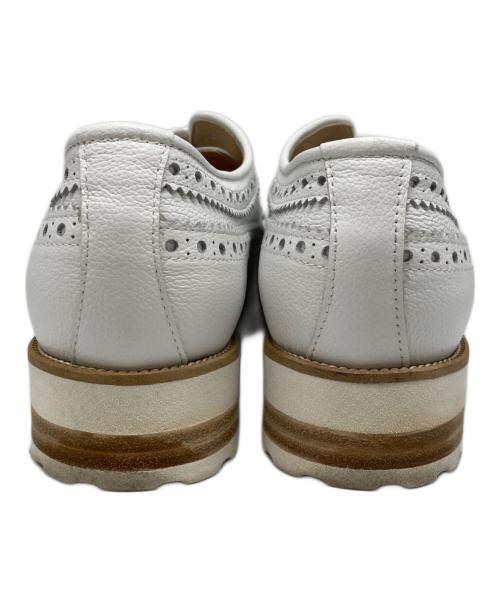 luca grossi（ルカグロッシ）luca grossi (ルカグロッシ) ウィングチップシューズ ホワイト サイズ:39の古着・服飾アイテム