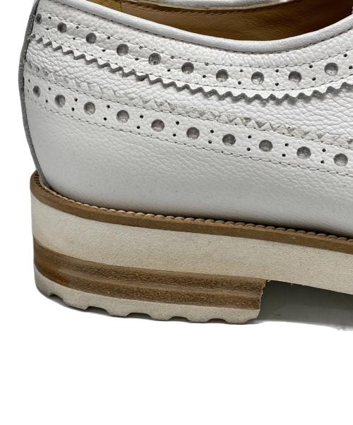 luca grossi（ルカグロッシ）luca grossi (ルカグロッシ) ウィングチップシューズ ホワイト サイズ:39の古着・服飾アイテム