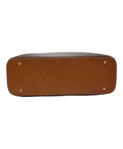 CELINE（セリーヌ）CELINE (セリーヌ) マカダム　ミニボストンバッグ ブラウンの古着・服飾アイテム