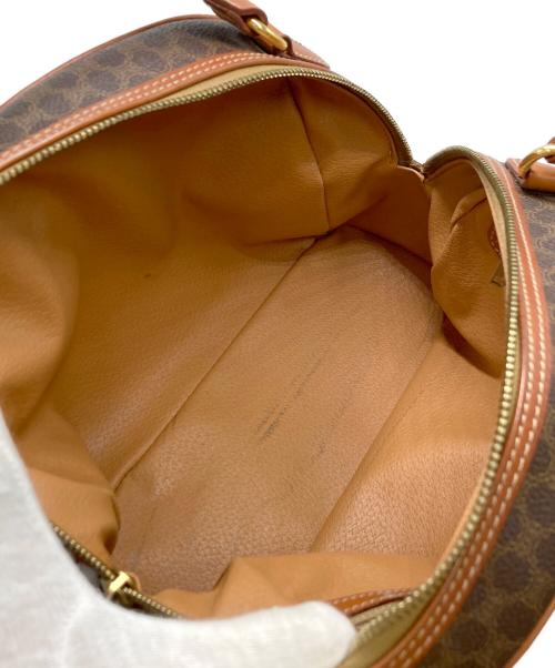 CELINE（セリーヌ）CELINE (セリーヌ) マカダム　ミニボストンバッグ ブラウンの古着・服飾アイテム