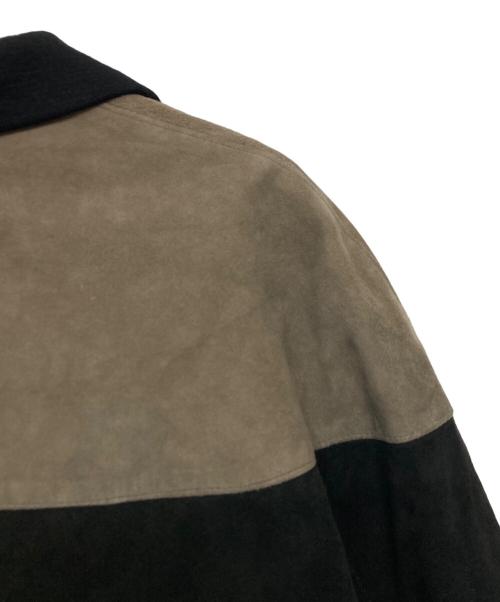 MARITHE+FRANCOIS GIRBAUD（マリテフランソワジルボー）MARITHE+FRANCOIS GIRBAUD (マリテフランソワジルボー) スエードレザージャケット ブラック サイズ:SIZE Ｍの古着・服飾アイテム