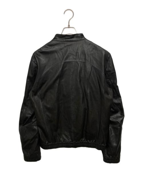 Blackbarrett by Neil Barrett（ブラックバレット）BLACKBARRETT by neil barrett (ブラックバレット) ラムレザージャケット ブラック サイズ:SIZE 3の古着・服飾アイテム
