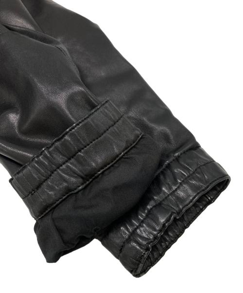 Blackbarrett by Neil Barrett（ブラックバレット）BLACKBARRETT by neil barrett (ブラックバレット) ラムレザージャケット ブラック サイズ:SIZE 3の古着・服飾アイテム