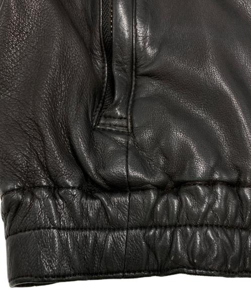 Blackbarrett by Neil Barrett（ブラックバレット）BLACKBARRETT by neil barrett (ブラックバレット) ラムレザージャケット ブラック サイズ:SIZE 3の古着・服飾アイテム