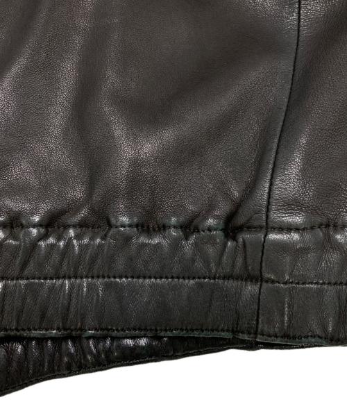 Blackbarrett by Neil Barrett（ブラックバレット）BLACKBARRETT by neil barrett (ブラックバレット) ラムレザージャケット ブラック サイズ:SIZE 3の古着・服飾アイテム