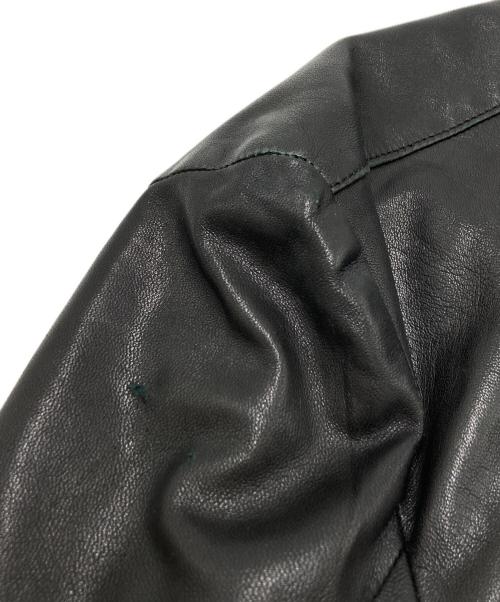 Blackbarrett by Neil Barrett（ブラックバレット）BLACKBARRETT by neil barrett (ブラックバレット) ラムレザージャケット ブラック サイズ:SIZE 3の古着・服飾アイテム