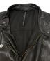 中古・古着 BLACKBARRETT by neil barrett (ブラックバレット) ラムレザージャケット ブラック サイズ:SIZE 3：8000円