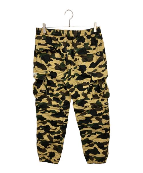 A BATHING APE（ア ベイシング エイプ）A BATHING APE (ア ベイシング エイプ) 1st Camo 2-in-1 Cargo グリーン×イエロー サイズ:SIZE Lの古着・服飾アイテム
