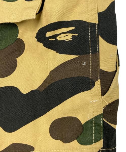 A BATHING APE（ア ベイシング エイプ）A BATHING APE (ア ベイシング エイプ) 1st Camo 2-in-1 Cargo グリーン×イエロー サイズ:SIZE Lの古着・服飾アイテム