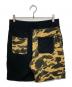 A BATHING APE (ア ベイシング エイプ) Shark Sweat Shorts ブラック×カーキ サイズ:SIZE L：11000円