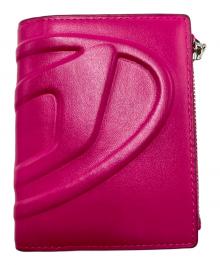 DIESEL（ディーゼル）の古着「2つ折りジップウォレット」｜ピンク