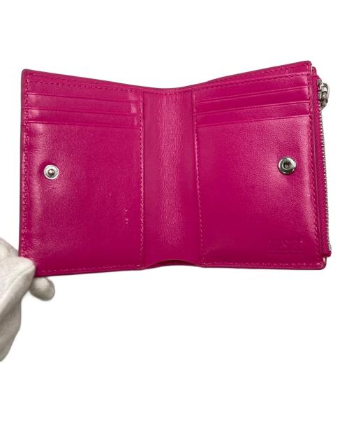 DIESEL（ディーゼル）DIESEL (ディーゼル) 2つ折りジップウォレット ピンク サイズ:実寸サイズをご参照下さい。の古着・服飾アイテム