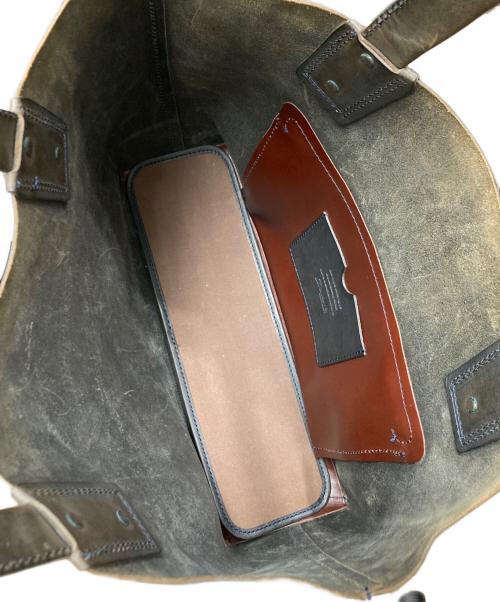 DAKOTA BLACK LABEL（ダコタブラックレーベル）Dakota Black Label (ダコタブラックレーベル) レザートートバッグ ブラウンの古着・服飾アイテム