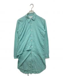 KISHIDAMIKI（キシダミキ）の古着「シャツワンピース」｜スカイブルー