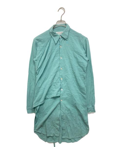 KISHIDAMIKI（キシダミキ）KISHIDAMIKI (キシダミキ) シャツワンピース スカイブルー サイズ:Ｆの古着・服飾アイテム