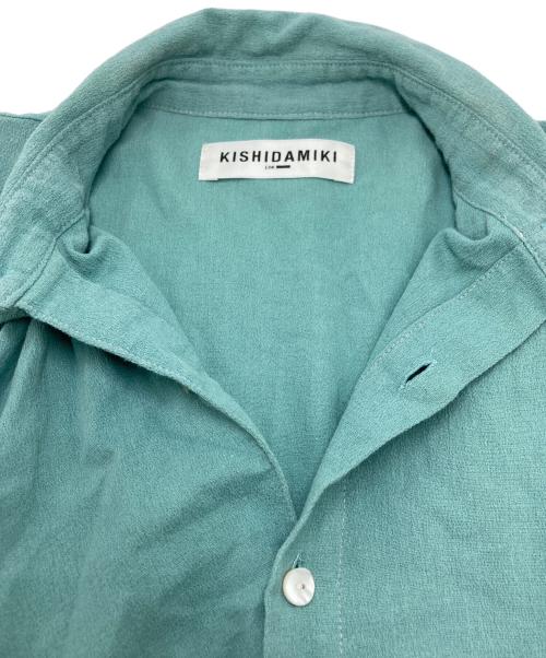 KISHIDAMIKI（キシダミキ）KISHIDAMIKI (キシダミキ) シャツワンピース スカイブルー サイズ:Ｆの古着・服飾アイテム