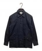 dunhillダンヒル）の古着「リネンブレンドカバーオール」｜ブラック