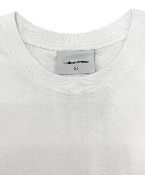 thisisneverthat（ディスイズネバーザット）thisisneverthat (ディスイズネバーザット) Tシャツ ホワイト サイズ:SIZE Lの古着・服飾アイテム