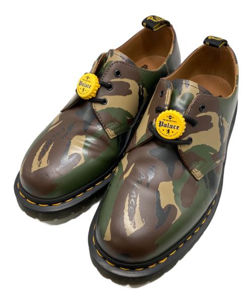 Dr.Martens（ドクターマーチン）Dr.Martens (ドクターマーチン) PALACE (パレス) 1461 PALACE 3 ホール シューズ カーキ サイズ:UK9の古着・服飾アイテム