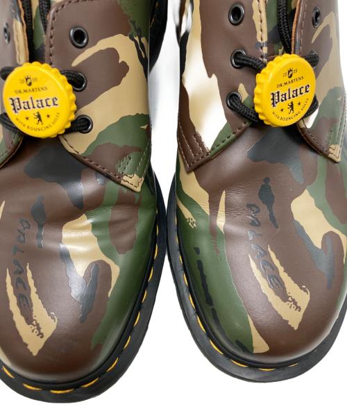 Dr.Martens（ドクターマーチン）Dr.Martens (ドクターマーチン) PALACE (パレス) 1461 PALACE 3 ホール シューズ カーキ サイズ:UK9の古着・服飾アイテム