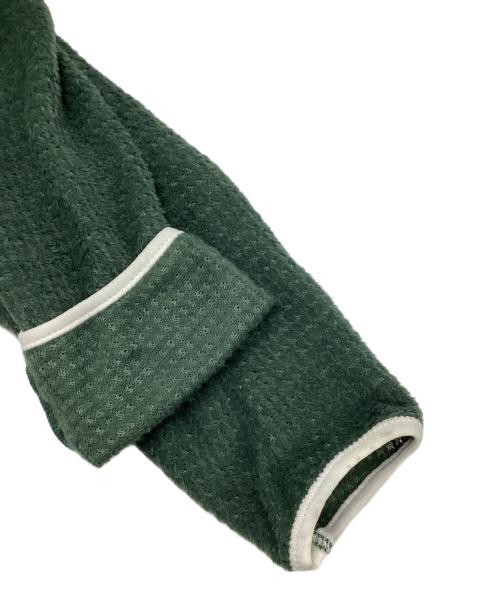 senchi designs（センチデザイン）SENCHI DESIGNS (センチデザイン) Half-Zip Hoodie グリーン サイズ:SIZE XXLの古着・服飾アイテム