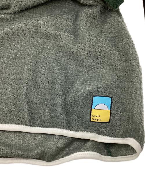 senchi designs（センチデザイン）SENCHI DESIGNS (センチデザイン) Half-Zip Hoodie グリーン サイズ:SIZE XXLの古着・服飾アイテム