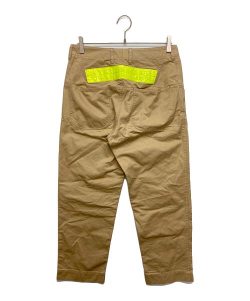 eYe COMME des GARCONS JUNYAWATANABE MAN（アイ コム デ ギャルソン ジュンヤ ワタナベ マン）eYe COMME des GARCONS JUNYAWATANABE MAN (アイ コム デ ギャルソン ジュンヤ ワタナベ マン) リフレクター付綿パンツ ベージュ サイズ:SIZE XSの古着・服飾アイテム