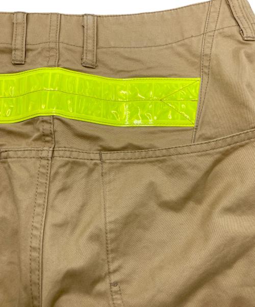eYe COMME des GARCONS JUNYAWATANABE MAN（アイ コム デ ギャルソン ジュンヤ ワタナベ マン）eYe COMME des GARCONS JUNYAWATANABE MAN (アイ コム デ ギャルソン ジュンヤ ワタナベ マン) リフレクター付綿パンツ ベージュ サイズ:SIZE XSの古着・服飾アイテム