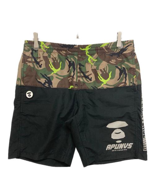 Aape BY A BATHING APE（エーエイプ バイ アベイシングエイプ）Aape BY A BATHING APE (エーエイプ バイ アベイシングエイプ) ハーフパンツ カーキ サイズ:SIZE Lの古着・服飾アイテム