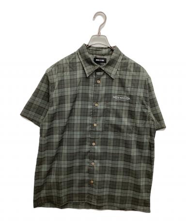 WIND AND SEA チェック柄 半袖シャツ Lサイズ 中古・古着通販】WIND AND SEA (ウィンダンシー) 半袖チェックシャツ