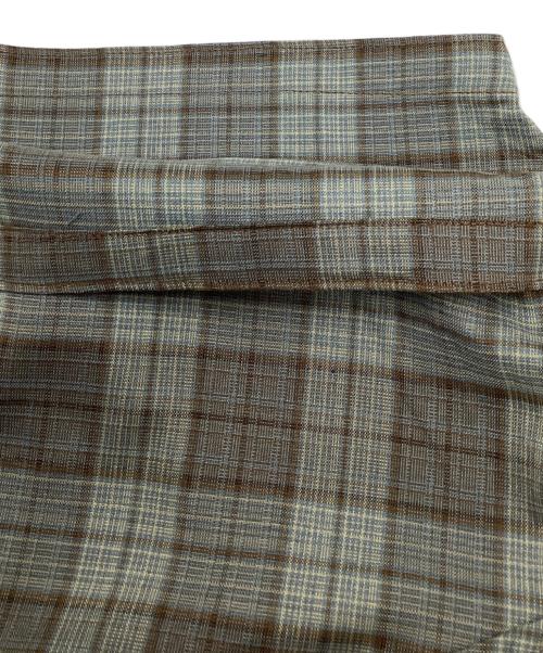 WIND AND SEA（ウィンダンシー）WIND AND SEA (ウィンダンシー) 半袖チェックシャツ グリーン×グレー サイズ:Lの古着・服飾アイテム