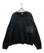 LOEWEロエベ）の古着「アナグラムポケットニット」｜ブラック