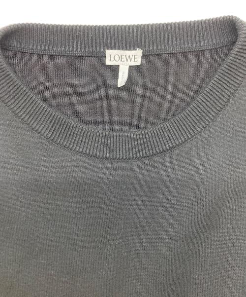 LOEWE（ロエベ）LOEWE (ロエベ) アナグラムポケットニット ブラック サイズ:SIZE Lの古着・服飾アイテム