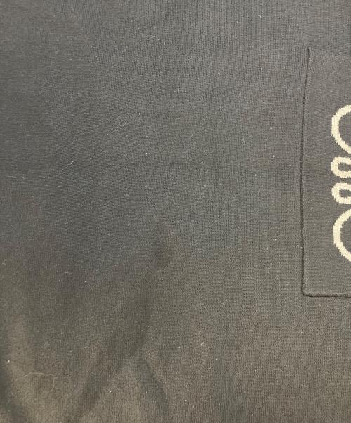 LOEWE（ロエベ）LOEWE (ロエベ) アナグラムポケットニット ブラック サイズ:SIZE Lの古着・服飾アイテム