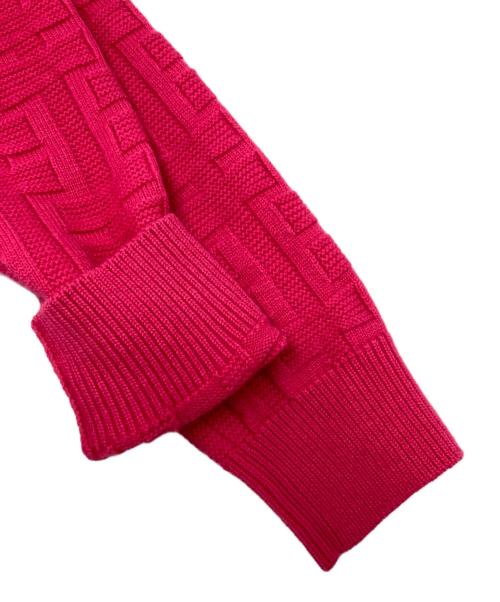 HERMES（エルメス）HERMES (エルメス) アッシュ ウール ニット セーター ピンク サイズ:SIZE　34の古着・服飾アイテム