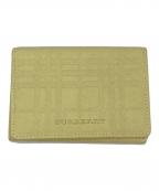 BURBERRYバーバリー）の古着「カードケース」｜イエロー