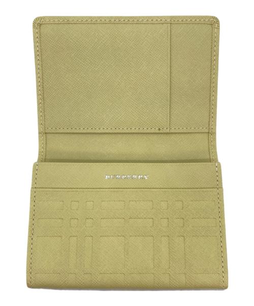 BURBERRY（バーバリー）BURBERRY (バーバリー) カードケース イエローの古着・服飾アイテム