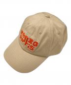 KENZOケンゾー）の古着「エンブロイド コットン キャップ」｜ベージュ