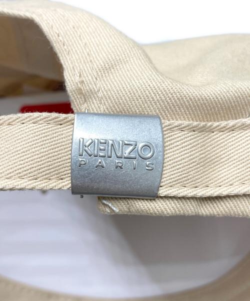 KENZO（ケンゾー）KENZO (ケンゾー) エンブロイド コットン キャップ ベージュの古着・服飾アイテム