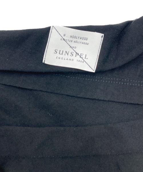 N.HOOLYWOOD（エヌ ハリウッド）N.HOOLYWOOD (エヌ ハリウッド) SUNSPEL (サンスペル) コラボTシャツ ブラック サイズ:SIZE 36の古着・服飾アイテム