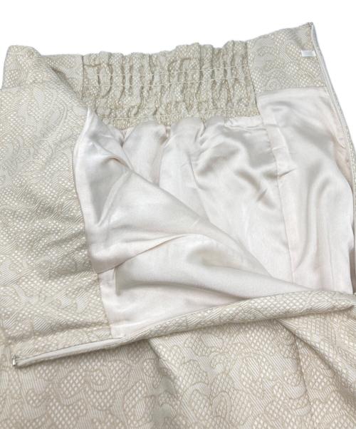 Snidel（スナイデル）Snidel (スナイデル) ハイウエストジャガードマーメイドスカート ベージュ サイズ:SIZE 1の古着・服飾アイテム