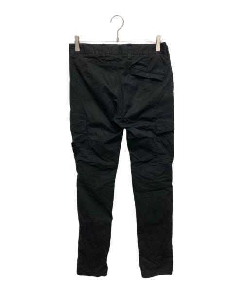 STONE ISLAND（ストーンアイランド）STONE ISLAND (ストーンアイランド) Cotton Cargo Trousers ブラック サイズ:SIZE W29の古着・服飾アイテム