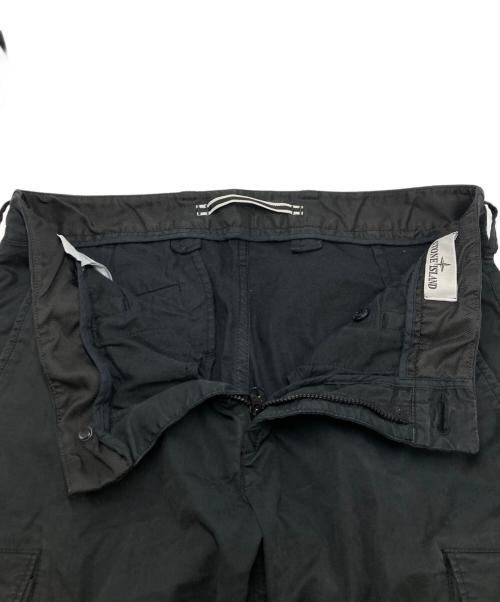 STONE ISLAND（ストーンアイランド）STONE ISLAND (ストーンアイランド) Cotton Cargo Trousers ブラック サイズ:SIZE W29の古着・服飾アイテム