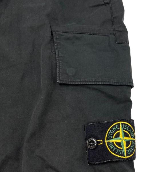 STONE ISLAND（ストーンアイランド）STONE ISLAND (ストーンアイランド) Cotton Cargo Trousers ブラック サイズ:SIZE W29の古着・服飾アイテム