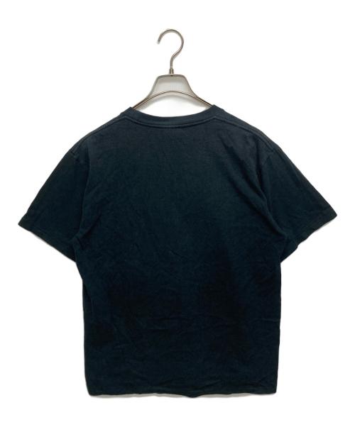 BAPE BY A BATHING APE（ベイプバイアベイシングエイプ）BAPE BY A BATHING APE (ベイプバイアベイシングエイプ) 半袖カモフラロゴTシャツ ブラック サイズ:SIZE Mの古着・服飾アイテム