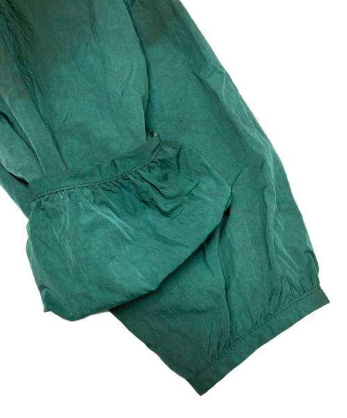 ZUCCA（ズッカ）ZUCCA (ズッカ) ムラ染ナイロンノーカラージャケット グリーン サイズ:SIZE XSの古着・服飾アイテム