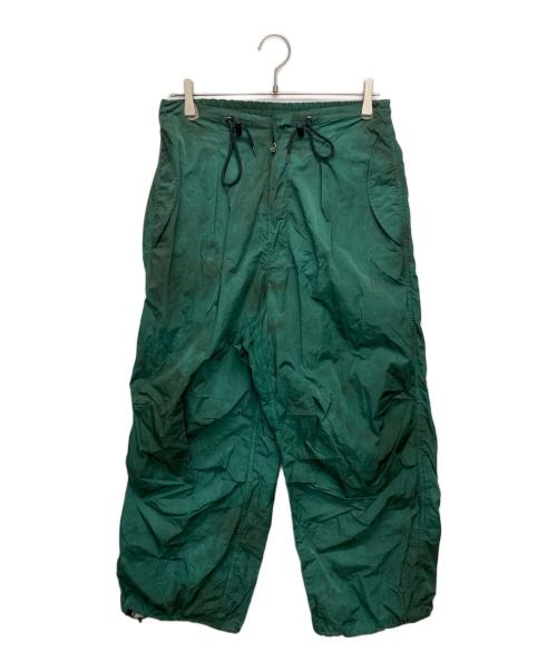 ZUCCA（ズッカ）ZUCCA (ズッカ) LIMONTA ECONYL / ナイロンパンツ グリーン サイズ:SIZE XSの古着・服飾アイテム