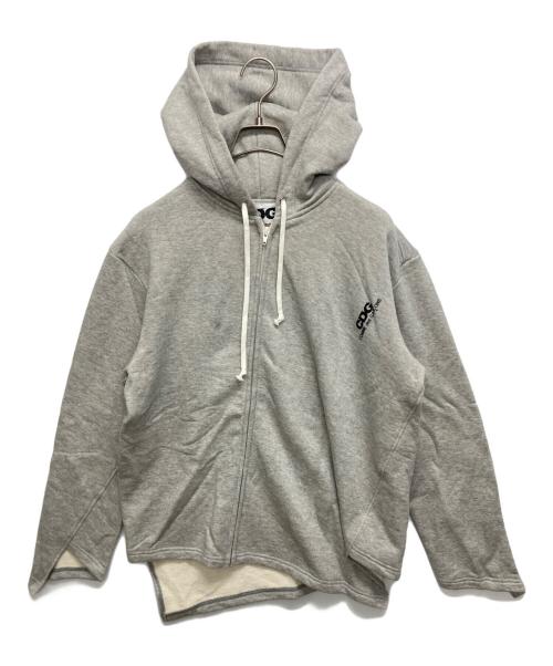 CDG（シーディージー）CDG (シーディージー) 捻じれパーカー グレー サイズ:SIZE Lの古着・服飾アイテム